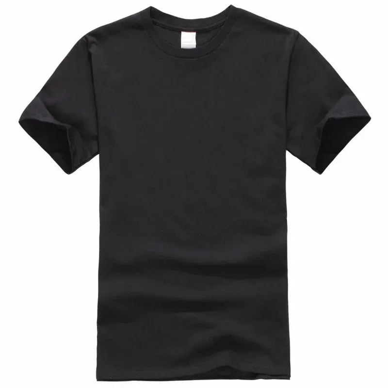 Camiseta básica de algodón, azul marino – foto 1